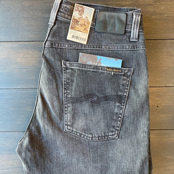Unisex NUDIE JEANS Lean Dean Denim Pants (NWT) - Picture 3 of 4